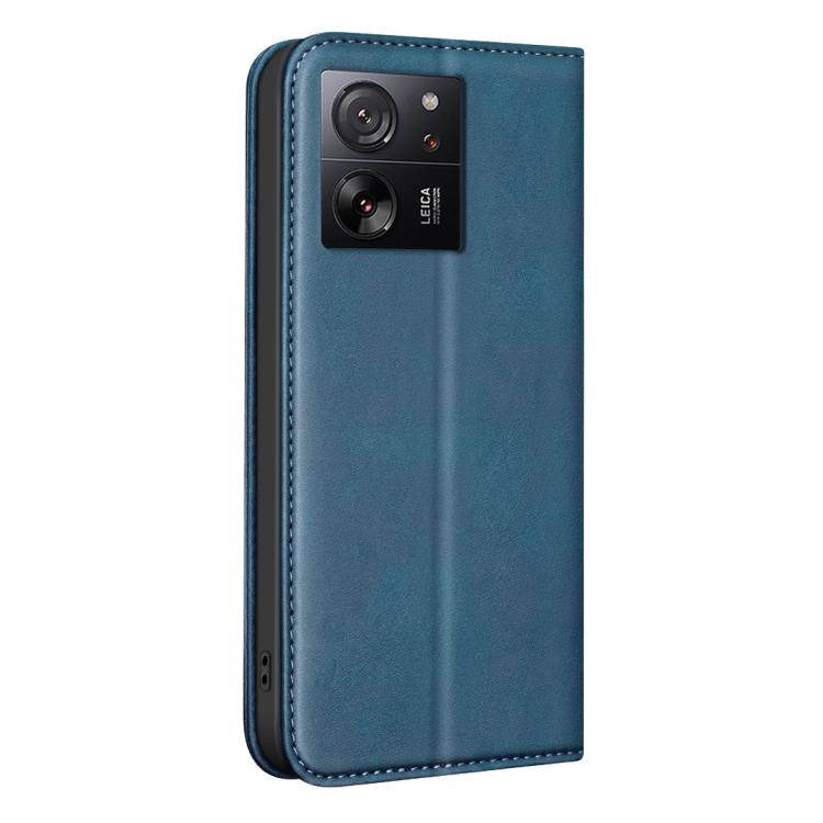 For Xiaomi 13T / Redmi K60 Ultra BINFEN COLOR Calfskin Texture Magnetic RFID Vegan Leather Phone Case