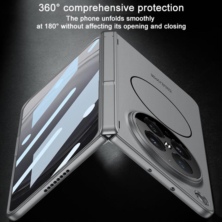 For OPPO Find N6 5G GKK Integrated Magnetic Folding Hinge Full Coverage Phone Case with Side Cover Holder
