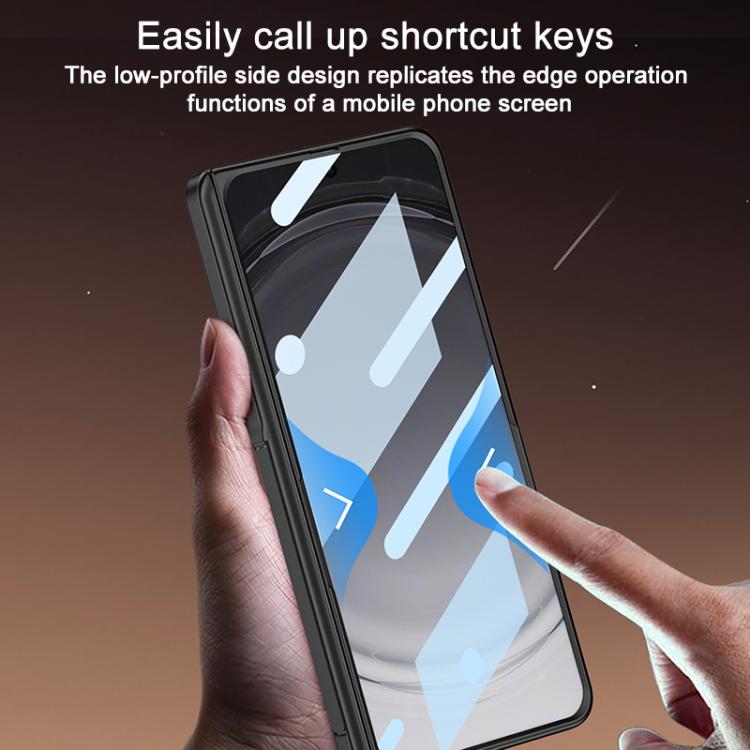 For OPPO Find N6 5G GKK Integrated Magnetic Folding Hinge Full Coverage Phone Case with Side Cover Holder