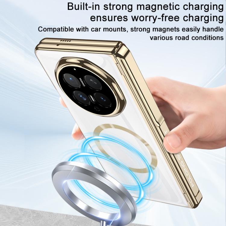 For Honor Magic V6 GKK Integrated Magnetic Folding Hinge Phantom Magnetic Phone Case