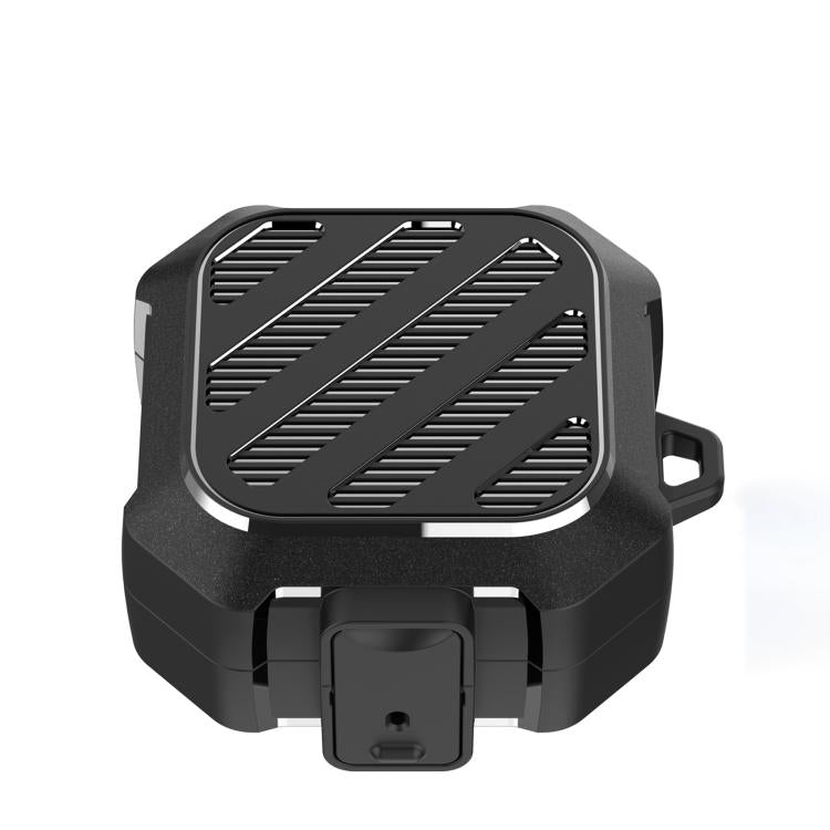 For Galaxy Buds 4 / 4 Pro Luggage Carbon Fiber Shockproof Earphone Protective Case with Hook