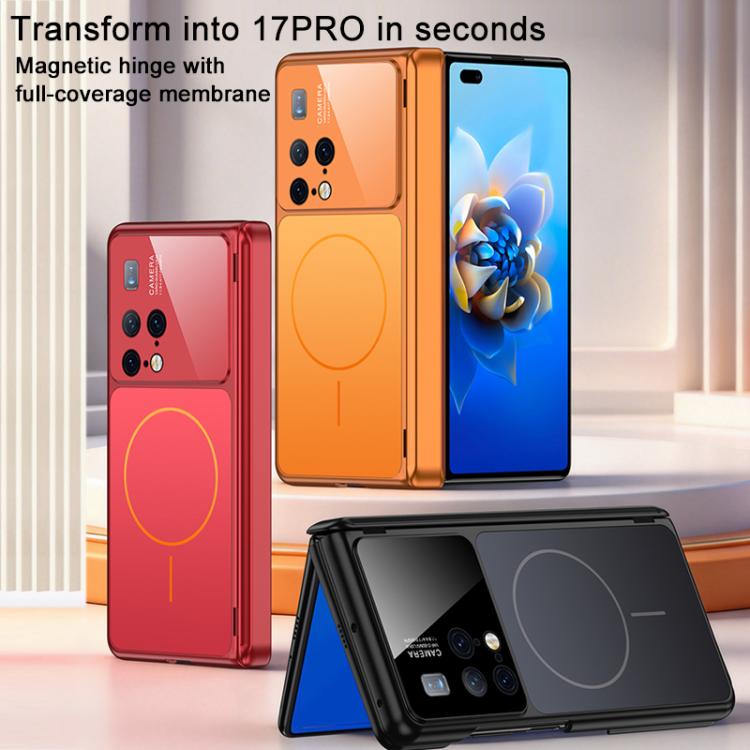For Huawei Mate X2 GKK Change to 17 Series Dual Axis Magnetic Phone Case