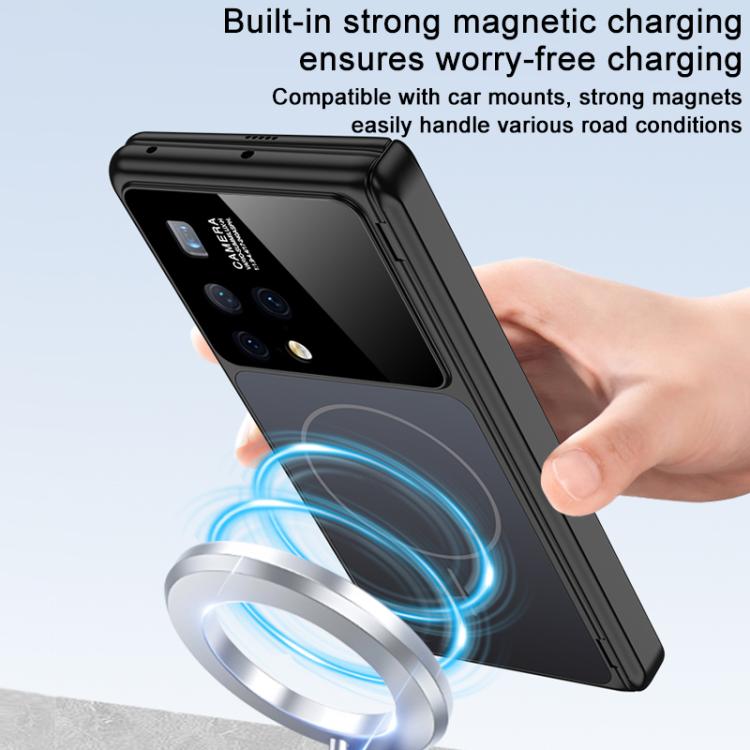 For Huawei Mate X2 GKK Change to 17 Series Dual Axis Magnetic Phone Case