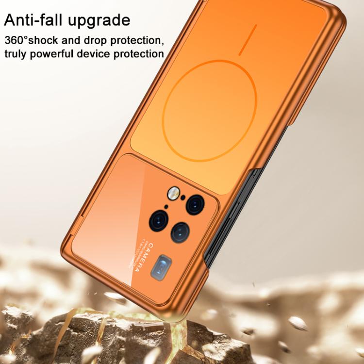 For Huawei Mate X2 GKK Change to 17 Series Dual Axis Magnetic Phone Case