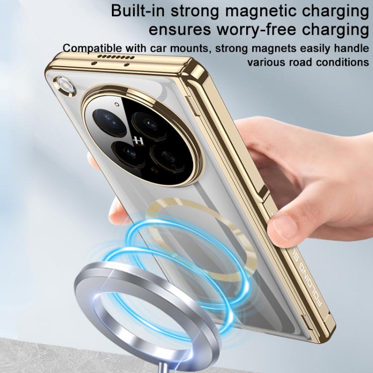 For OPPO Find N6 5G GKK Integrated Magnetic Folding Hinge Phantom Magnetic Phone Case