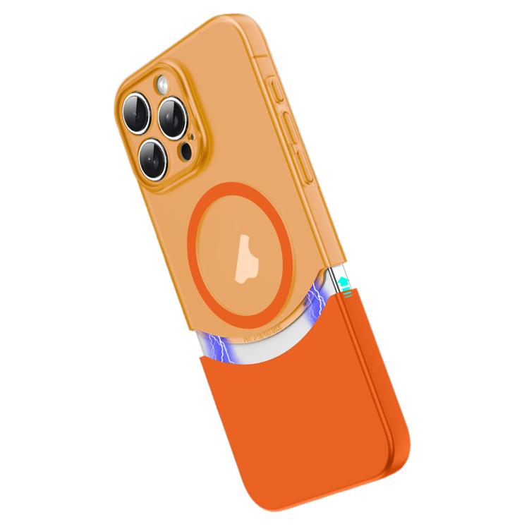 For iPhone 17 Tenon-and-mortise Splicing Magnetic PC Phone Case