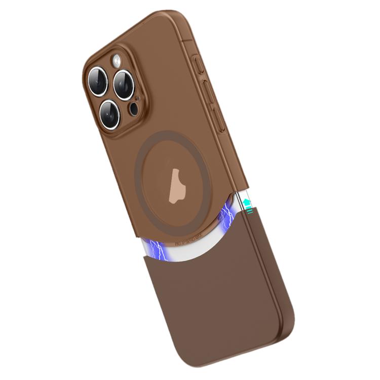 For iPhone 15 Pro Max Tenon-and-mortise Splicing Magnetic PC Phone Case