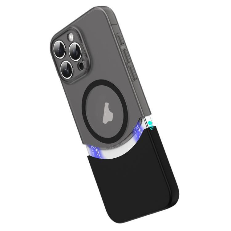 For iPhone 15 Pro Tenon-and-mortise Splicing Magnetic PC Phone Case