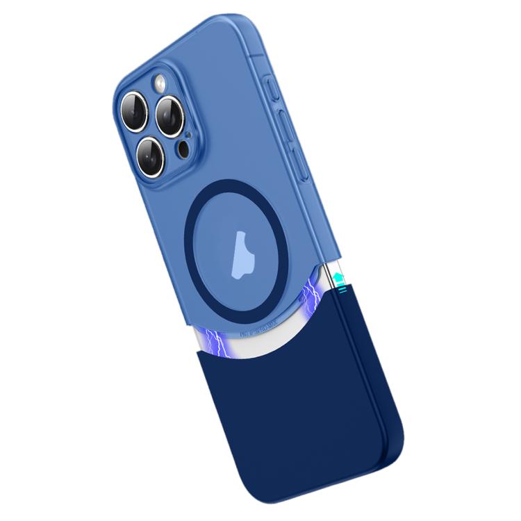 For iPhone 13 Pro Max Tenon-and-mortise Splicing Magnetic PC Phone Case