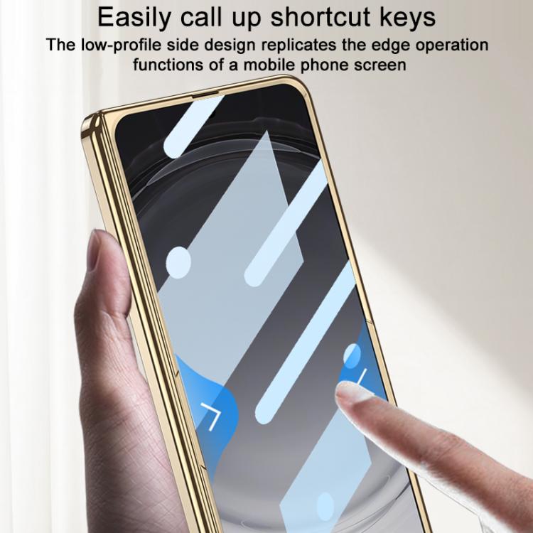 For OPPO Find N6 5G GKK Integrated Magnetic Folding Hinge Phantom Phone Case with Rotating Holder