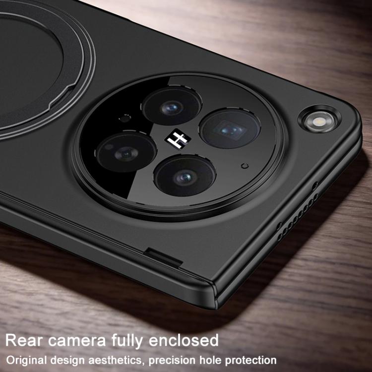 For OPPO Find N6 5G GKK Integrated Magnetic Folding Hinge Full Coverage Phone Case with Rotating Holder