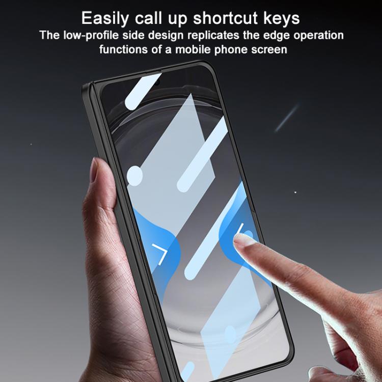 For OPPO Find N6 5G GKK Integrated Magnetic Folding Hinge Full Coverage Phone Case with Rotating Holder