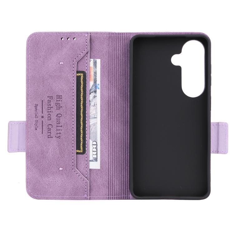 For Galaxy S26 5G Magnetic Clasp Leather Phone Case