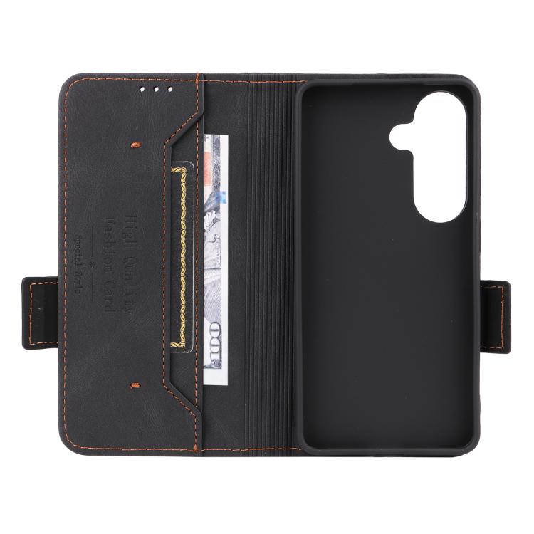 For Galaxy S26 5G Magnetic Clasp Leather Phone Case