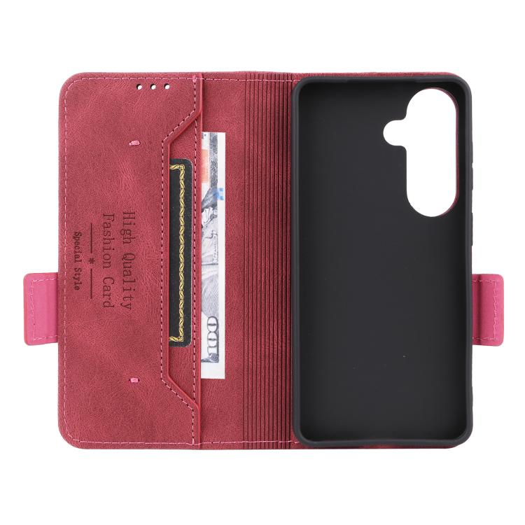 For Galaxy S26 5G Magnetic Clasp Leather Phone Case