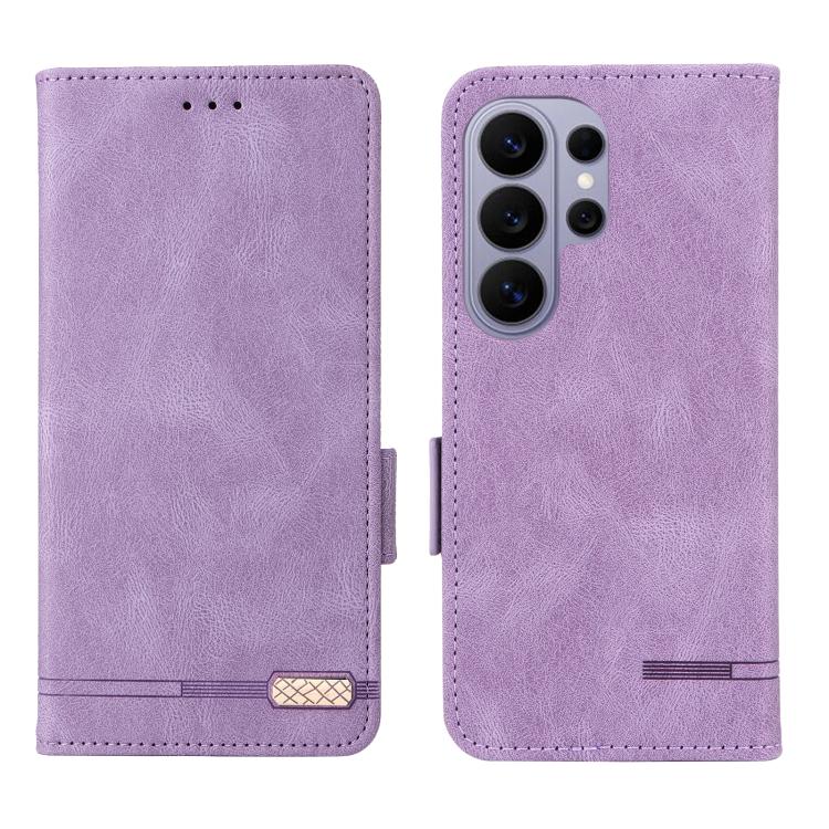 For Galaxy S26 Ultra 5G Magnetic Clasp Leather Phone Case