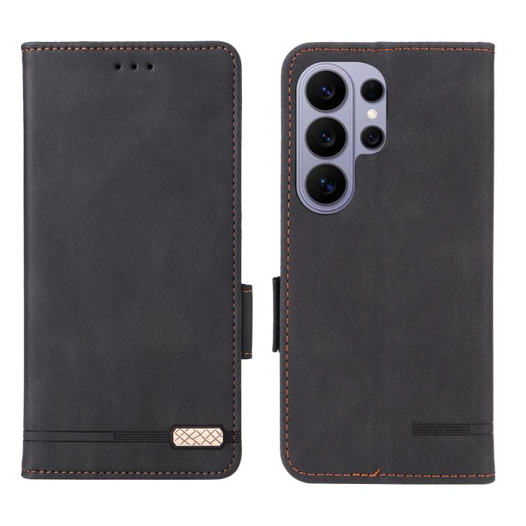 For Galaxy S26 Ultra 5G Magnetic Clasp Leather Phone Case