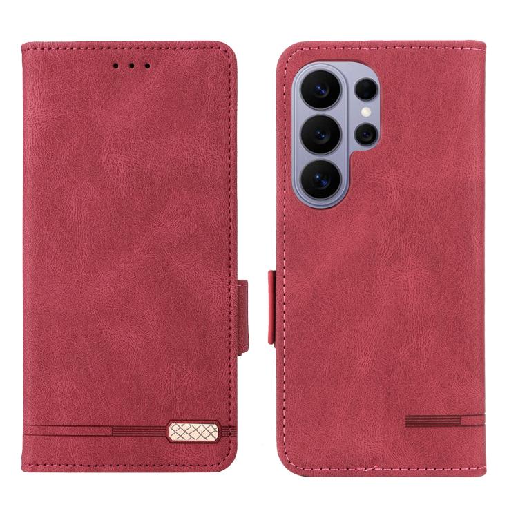 For Galaxy S26 Ultra 5G Magnetic Clasp Leather Phone Case