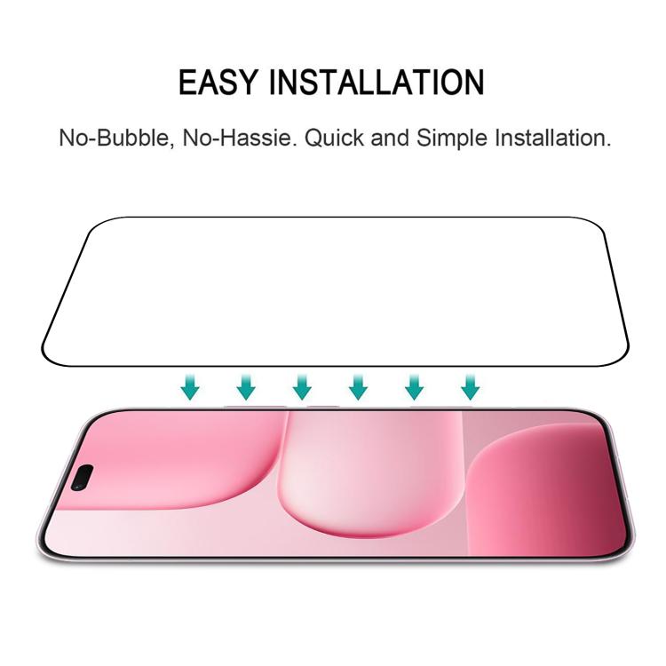 For Honor X80i 5G 25pcs High Aluminum Full Screen Silk Printing Tempered Glass Film, Support Fingerprint Unlocking