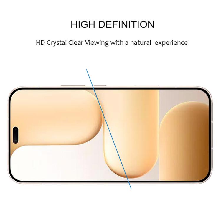 For Honor Play11 Plus 5G 25pcs High Aluminum Full Screen Silk Printing Tempered Glass Film, Support Fingerprint Unlocking