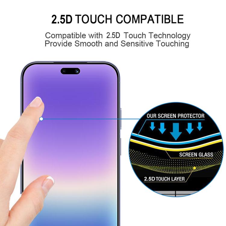 For Huawei Pura 90 5G High Aluminum Full Screen Silk Printing Tempered Glass Film
