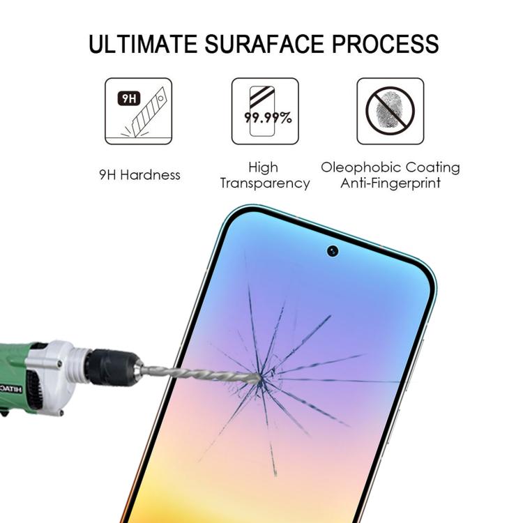 For Huawei Pura 90 Pro Max 5G High Aluminum Full Screen Silk Printing Tempered Glass Film