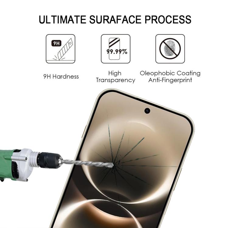 For Huawei nova 15 Max High Aluminum Full Screen Silk Printing Tempered Glass Film