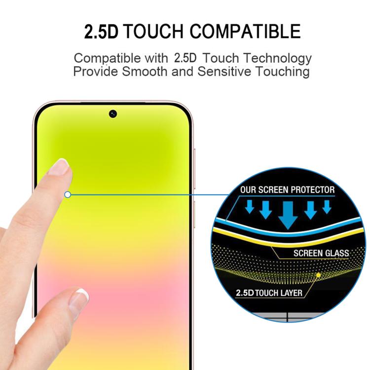 For Huawei Pura 90 Pro 5G 25pcs High Aluminum Full Screen Silk Printing Tempered Glass Film