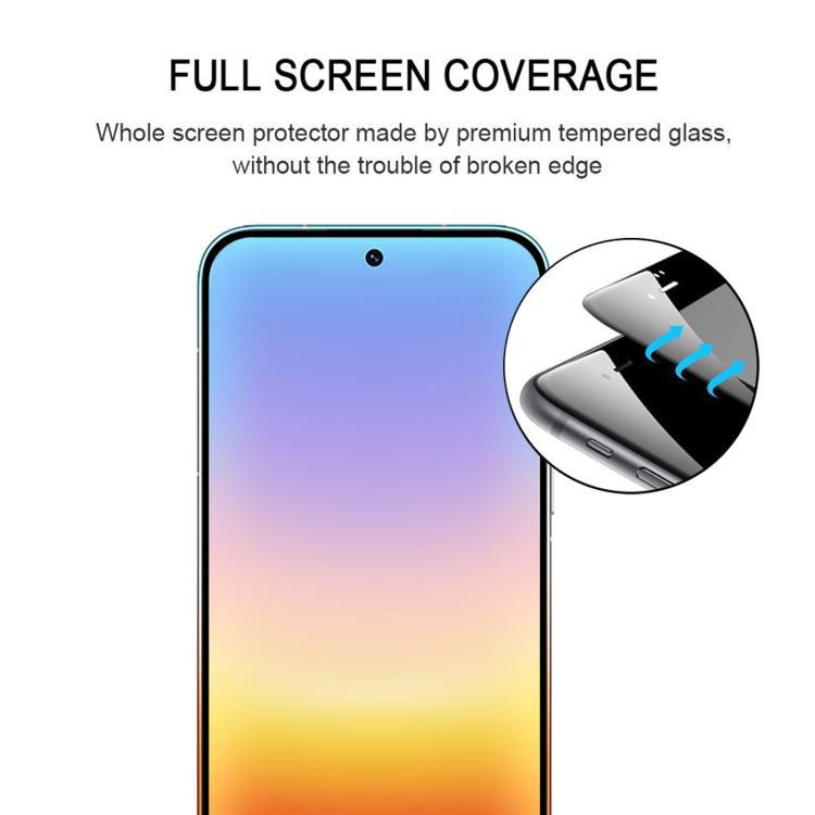 For Huawei Pura 90 Pro Max 5G 25pcs High Aluminum Full Screen Silk Printing Tempered Glass Film