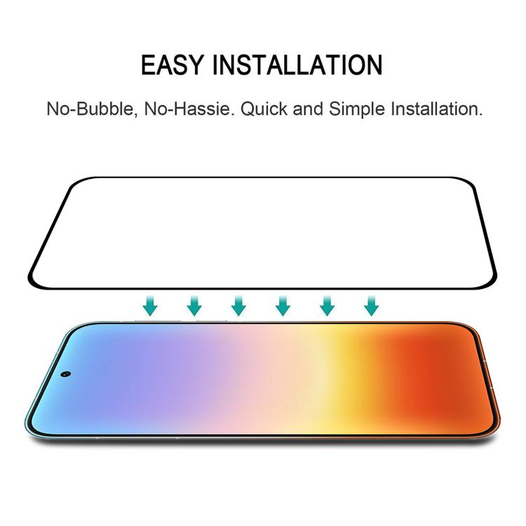For Huawei Pura 90 Pro Max 5G 25pcs High Aluminum Full Screen Silk Printing Tempered Glass Film