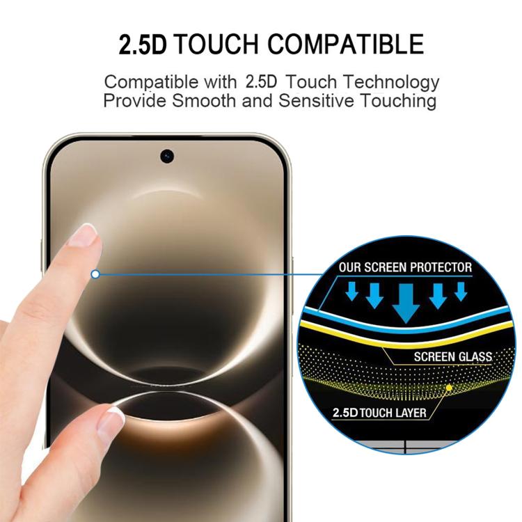 For Huawei nova 15 Max 25pcs High Aluminum Full Screen Silk Printing Tempered Glass Film