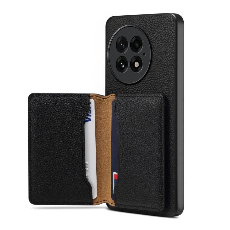 For OnePlus 13 Denior  Litchi Texture Magnetic Phone Case