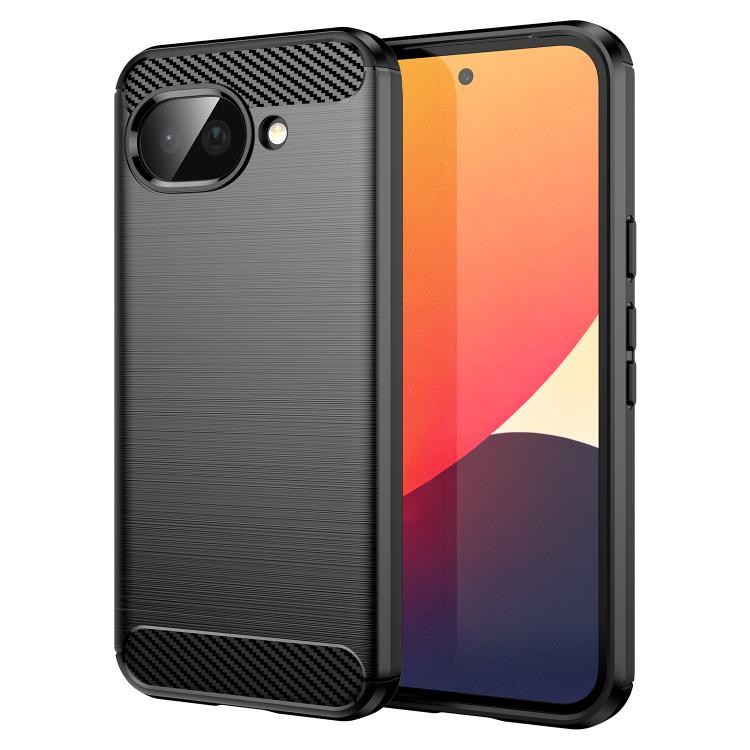 For Google Pixel 10a WANLONFENG Brushed Texture Shockproof TPU Phone Case with Screen Film