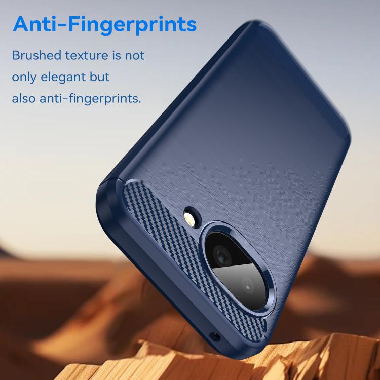 For Google Pixel 10a WANLONFENG Brushed Texture Shockproof TPU Phone Case with Screen Film