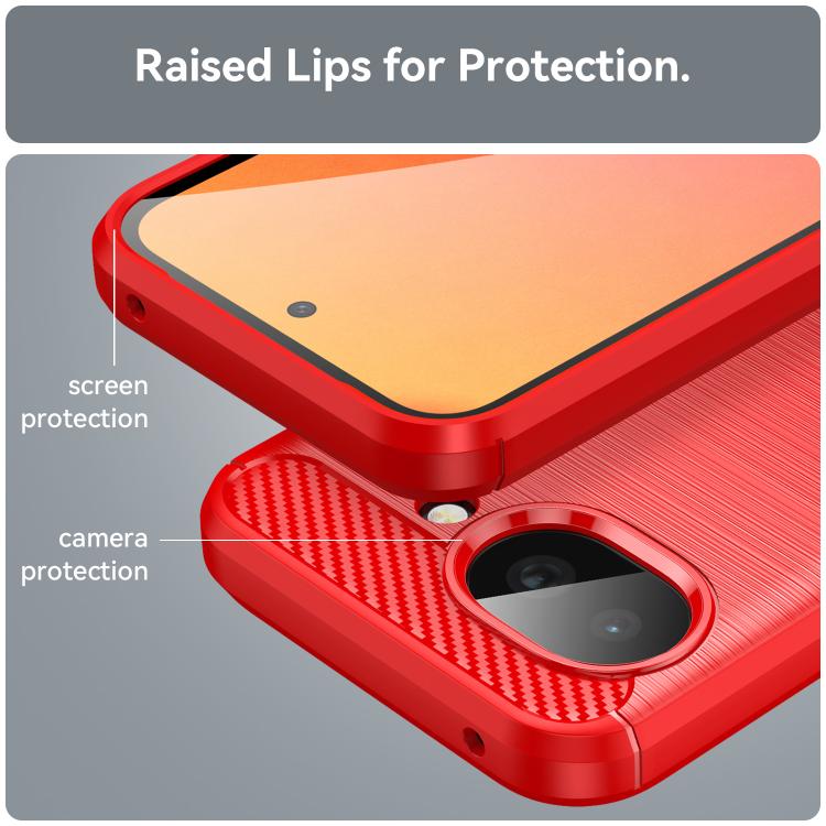 For Google Pixel 9a WANLONFENG Brushed Texture Shockproof TPU Phone Case with Screen Film