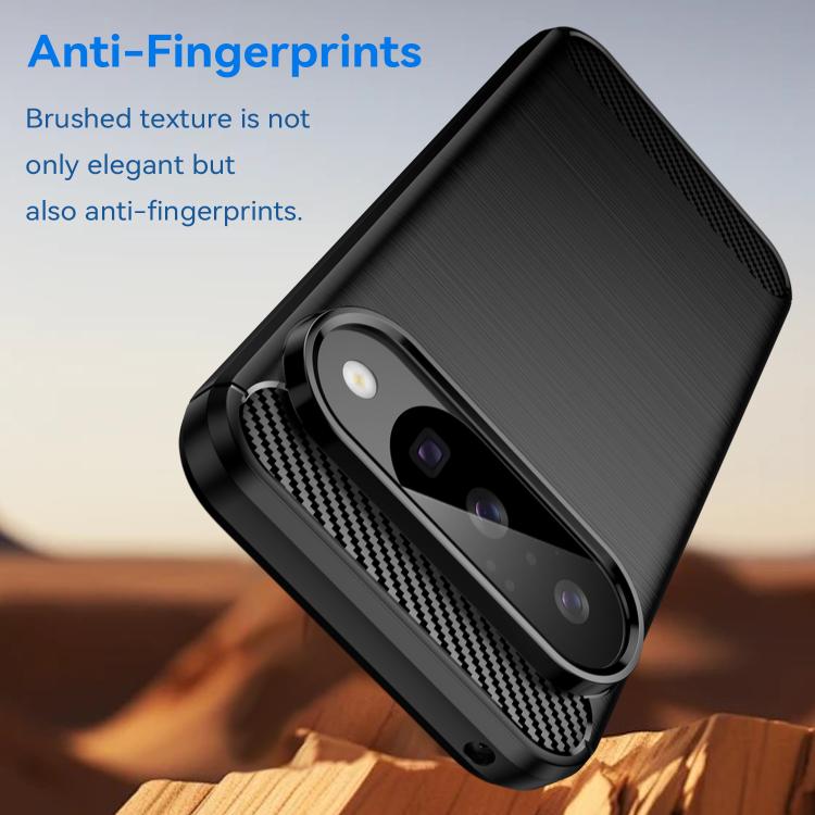 For Google Pixel 10 WANLONFENG Brushed Texture Shockproof TPU Phone Case with Screen Film