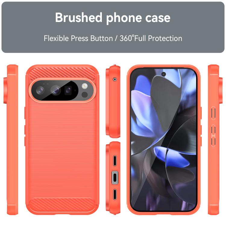 For Google Pixel 10 Pro WANLONFENG Brushed Texture Shockproof TPU Phone Case with Screen Film