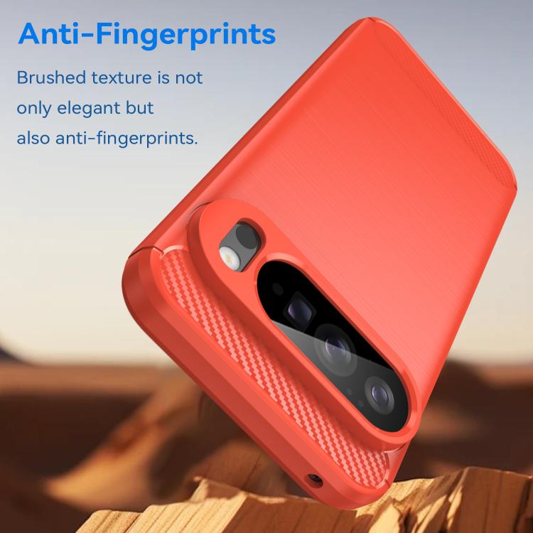 For Google Pixel 9 Pro XL WANLONFENG Brushed Texture Shockproof TPU Phone Case with Screen Film
