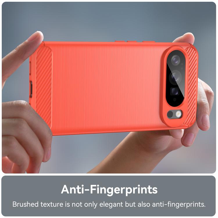 For Google Pixel 9 Pro XL WANLONFENG Brushed Texture Shockproof TPU Phone Case with Screen Film