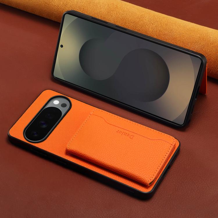 For Google Pixel 10 Pro XL Denior  Litchi Texture Magnetic Phone Case