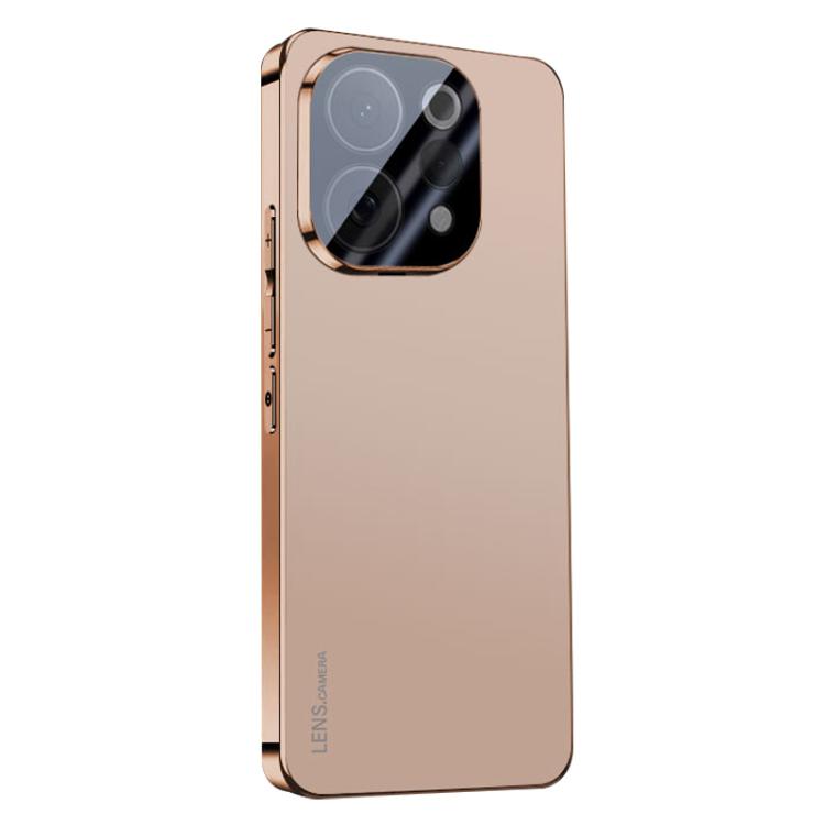 For vivo S50 5G AG Frosted Electroplating Acrylic Phone Case