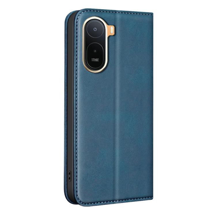 For Xiaomi Poco C85x 5G BINFEN COLOR Calfskin Texture Magnetic RFID Vegan Leather Phone Case