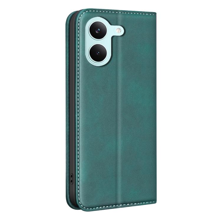 For Xiaomi Poco X8 Pro 5G BINFEN COLOR Calfskin Texture Magnetic RFID Vegan Leather Phone Case