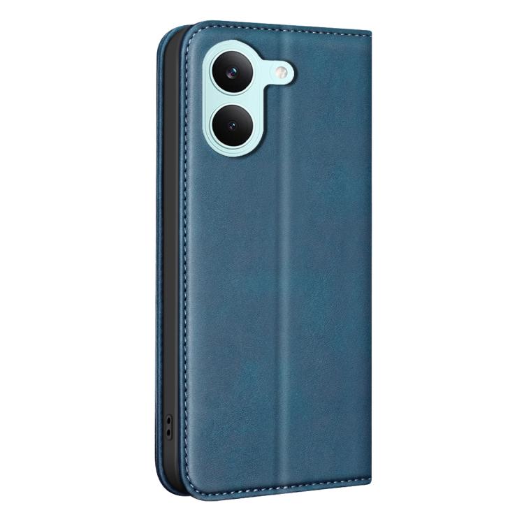 For Xiaomi Poco X8 Pro 5G BINFEN COLOR Calfskin Texture Magnetic RFID Vegan Leather Phone Case