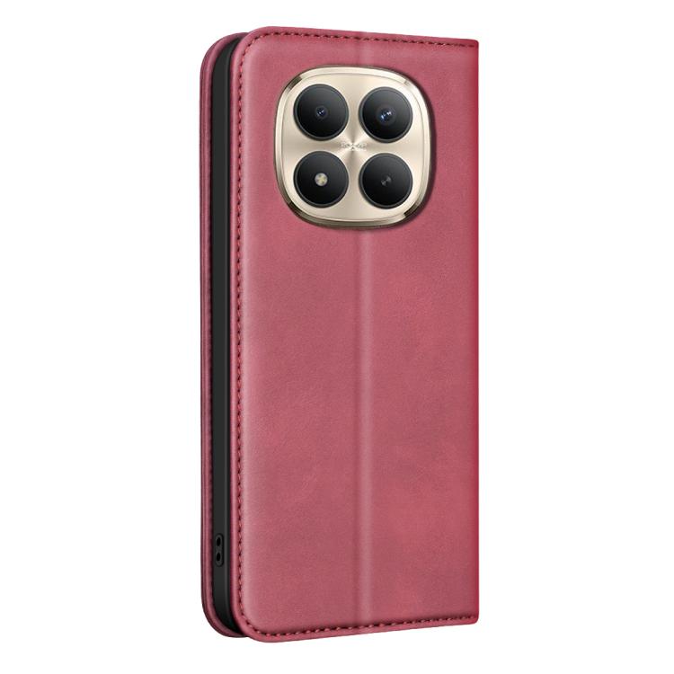 For Xiaomi Poco M8 Pro 5G BINFEN COLOR Calfskin Texture Magnetic RFID Vegan Leather Phone Case