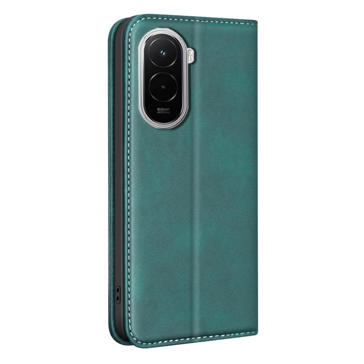For Xiaomi Poco M7 4G 169mm BINFEN COLOR Calfskin Texture Magnetic RFID Vegan Leather Phone Case