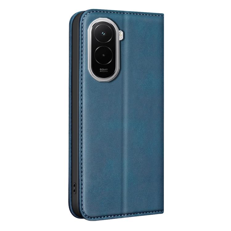 For Xiaomi Poco M7 4G 169mm BINFEN COLOR Calfskin Texture Magnetic RFID Vegan Leather Phone Case