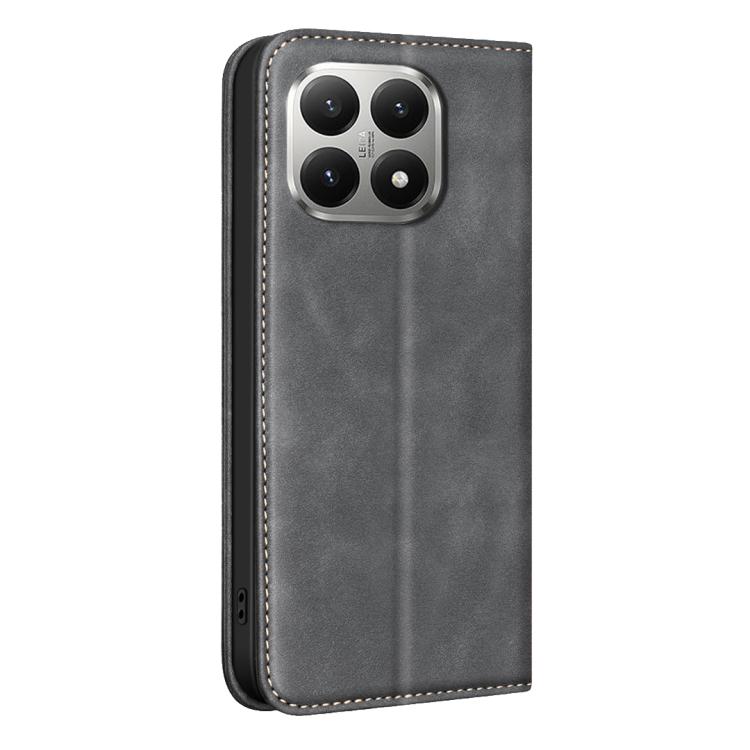 For Xiaomi 15T 5G BINFEN COLOR Calfskin Texture Magnetic RFID Vegan Leather Phone Case