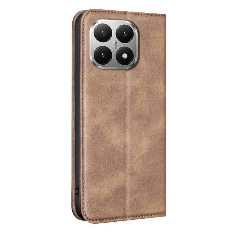For Xiaomi 15T 5G BINFEN COLOR Calfskin Texture Magnetic RFID Vegan Leather Phone Case