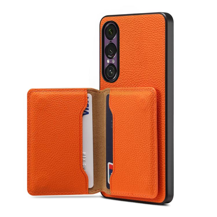 For Sony Xperia 1 VII Denior  Litchi Texture Magnetic Phone Case